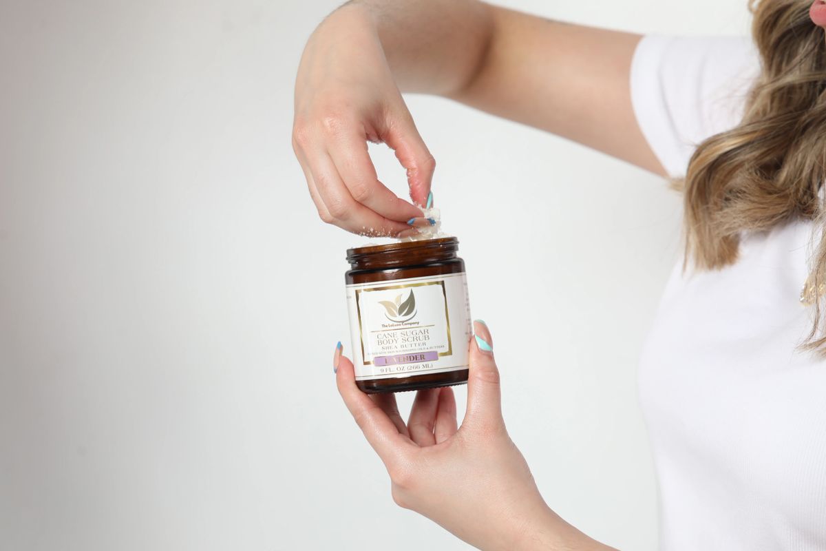Cane Sugar Lavender Body Scrub