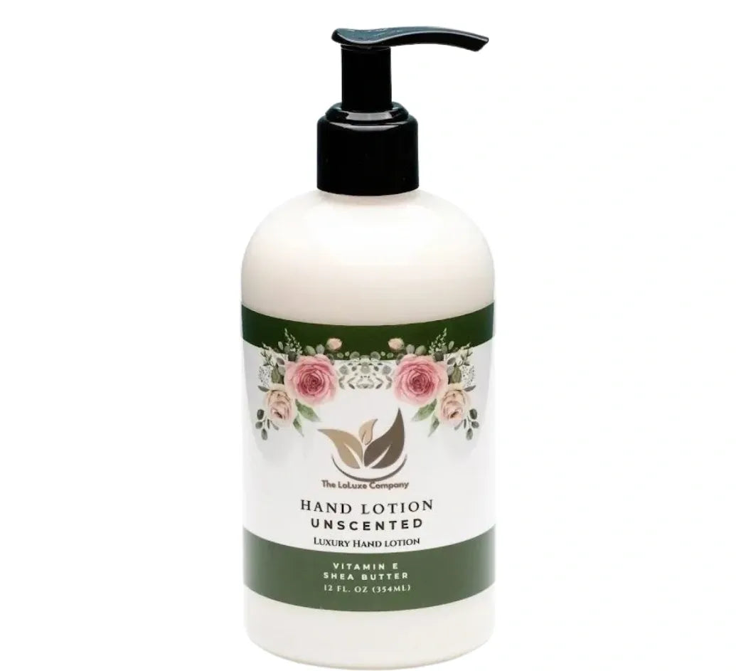 Castile Hand Soap with Shea Butter & Vitamin E Hand Lotion (Unscented) Combo