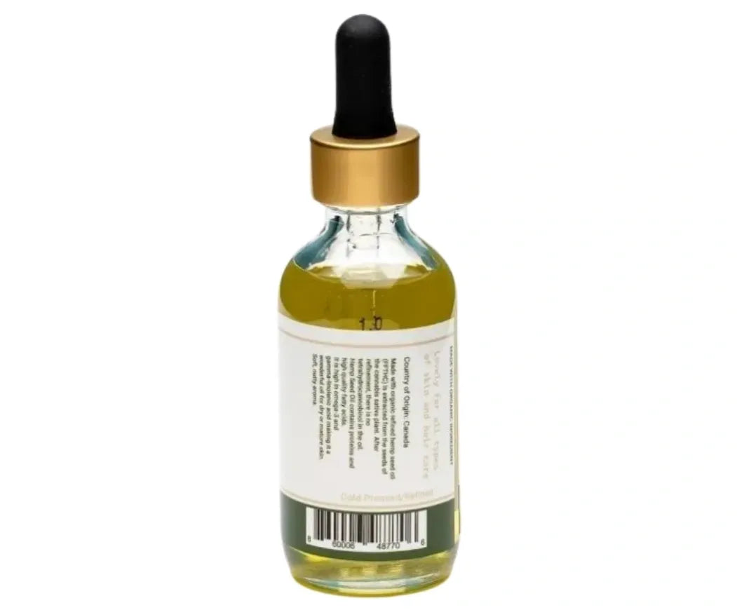 Organic Hemp Seed Oil For Hair and Skin