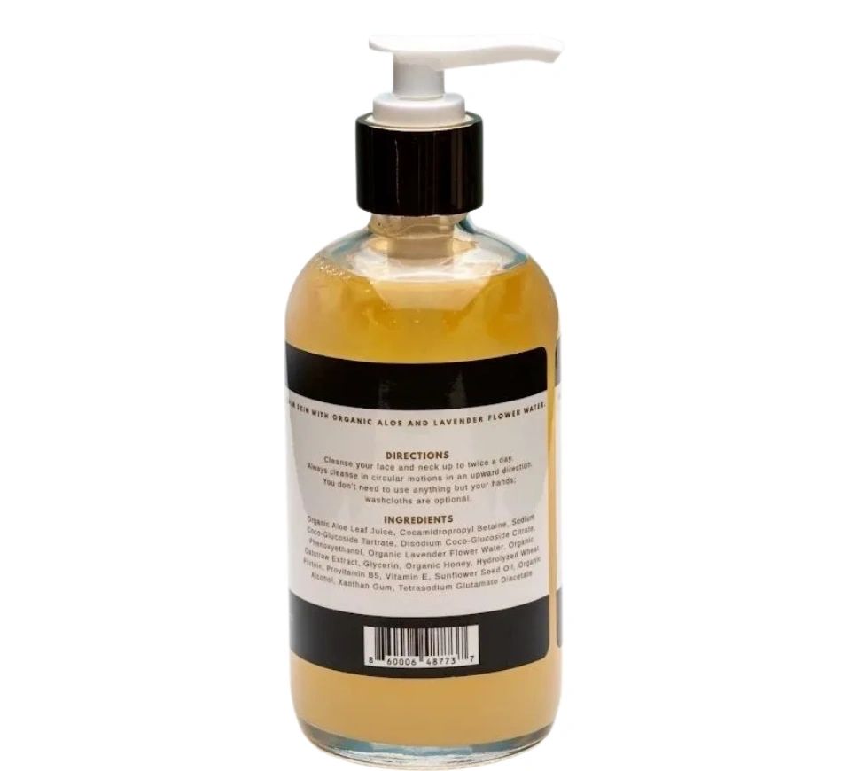 Facial Wash (Wild Oats and Honey) Pro-Vitamin B5 & Vitamin E