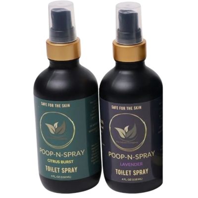 Toilet Spray. Citrus Burst & Lavender Poop-N-Spray Combo